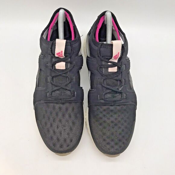 adidas Boost Climachill Sneakers Women's 8.5 Black Pink Low Running Shoes S74471 - Picture 6 of 13